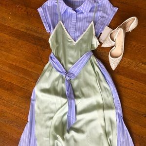 NWT ZARA Shirt Dress with Pockets